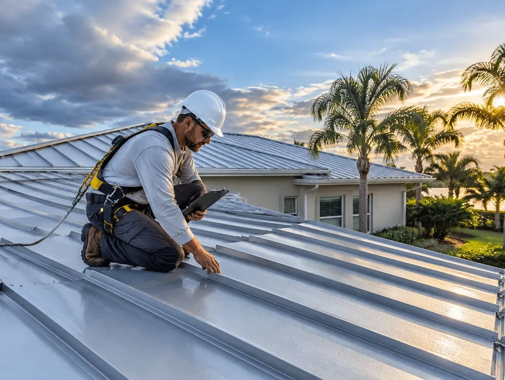 Hurricane-rated metal roofing