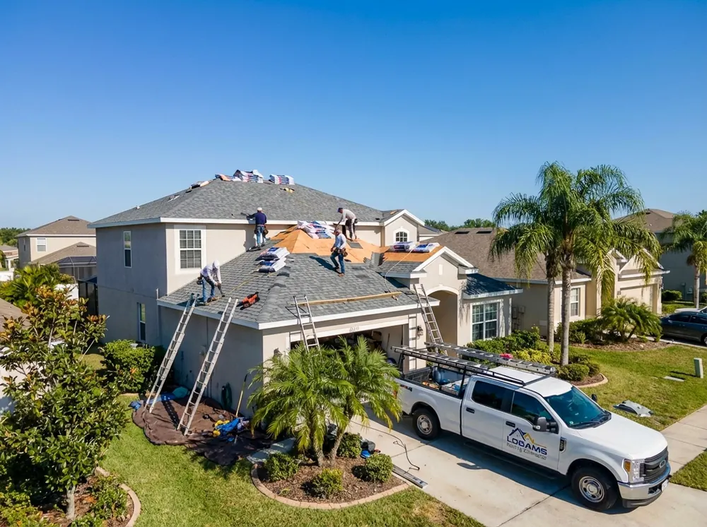 Completed Logams Roofing project