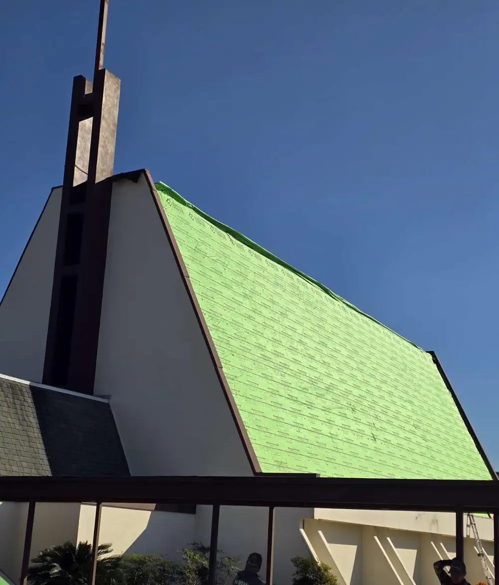 Completed Logams Roofing project